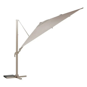 Градински чадър със странична стойка Hesperide Melhia, Накланящ се, Olefin, Шисти/Лен, 4x3 m