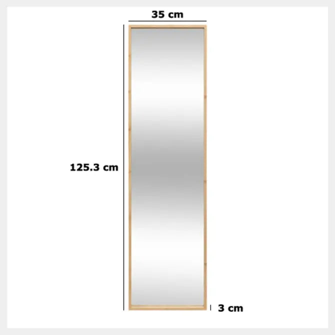 Огледало за баня 5five BAM, Висящо правоъгълно, 35x125 cm