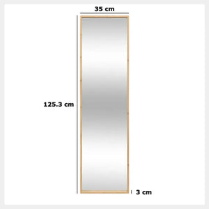 Огледало за баня 5five BAM, Висящо правоъгълно, 35x125 cm