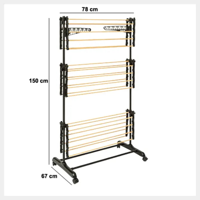 Сушилник за дрехи 5five Wood Effect, Метал Дървесен ефект, 25 m