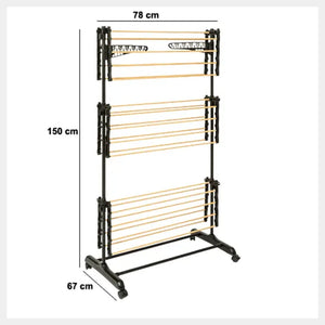 Сушилник за дрехи 5five Wood Effect, Метал Дървесен ефект, 25 m