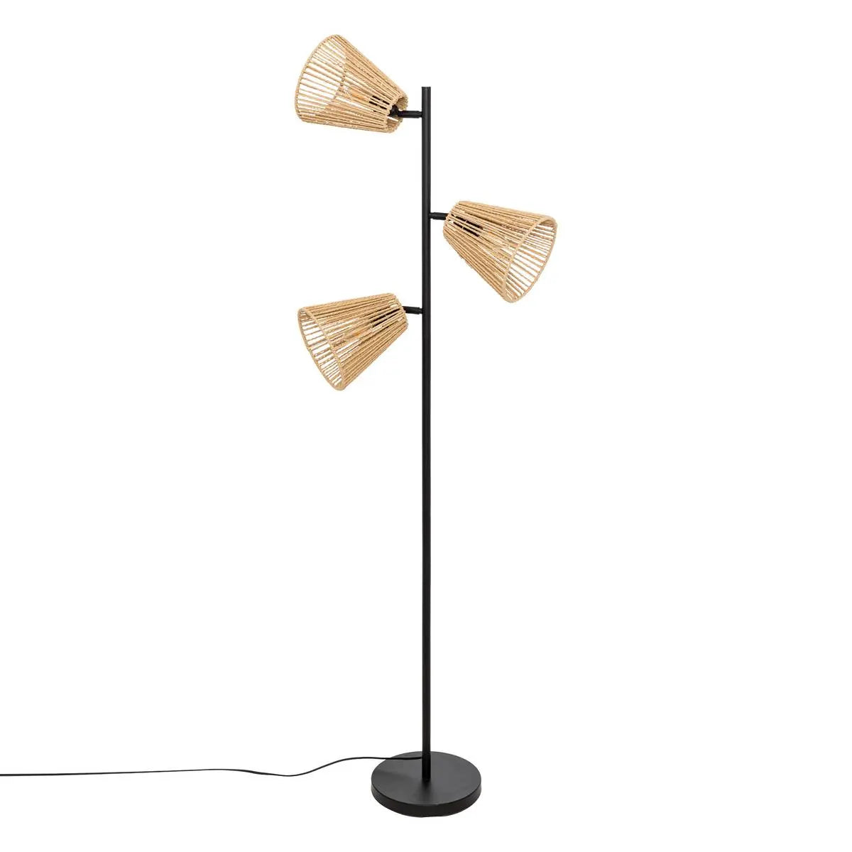 Лампион atmosphera Giada, Метал, Черен, 150 cm