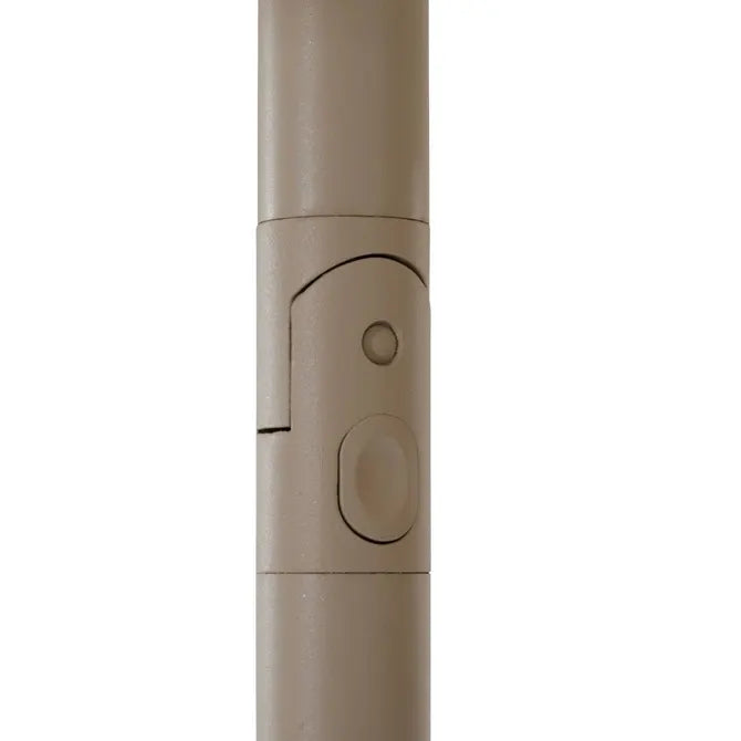 Прав накланящ се чадър Hesperide Soya, Пшеница/Глина, 2.5x2.5 m