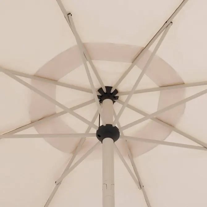 Прав накланящ се чадър Hesperide Loompa, Пшеница/Глина, 3 m