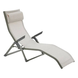 Сгъваем шезлонг Hesperide Decima Athea, Алуминий, Лаврово зелено