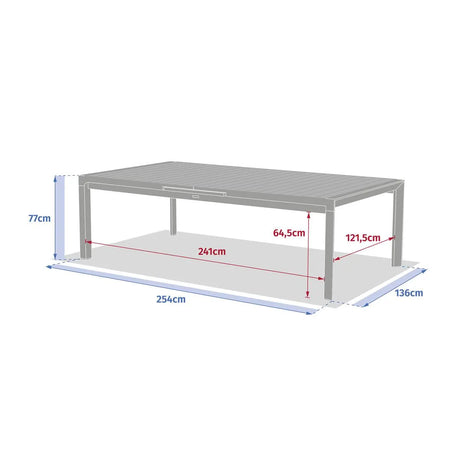 Градинска маса Hesperide Evasion, 14 места