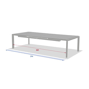 Градинска маса Hesperide Evasion, Слонова кост, 14 места