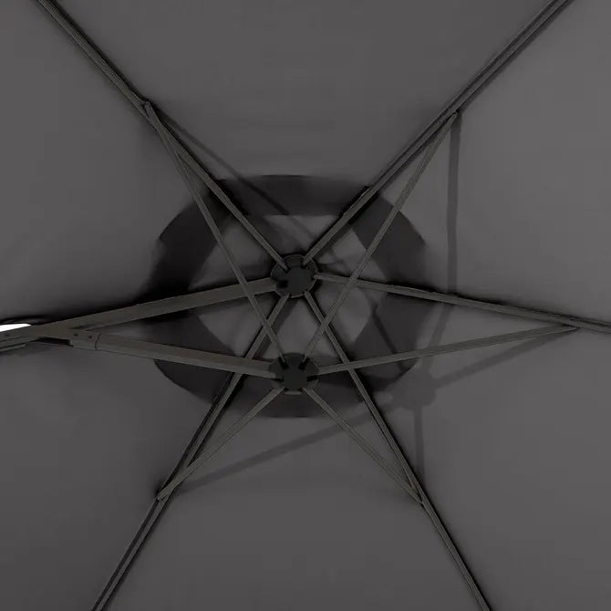 Градински чадър със странична стойка Hesperide Naulia, Цвят Шисти, 3.3 m