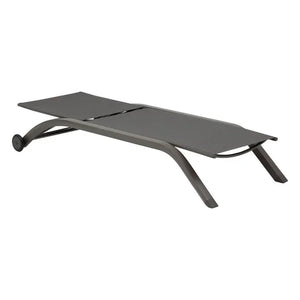 Шезлонг с колелца Hesperide Jimani, Алуминий, 77 cm, Антрацит/Графит