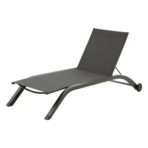 Шезлонг с колелца Hesperide Jimani, Алуминий, 77 cm, Мока/Пралине