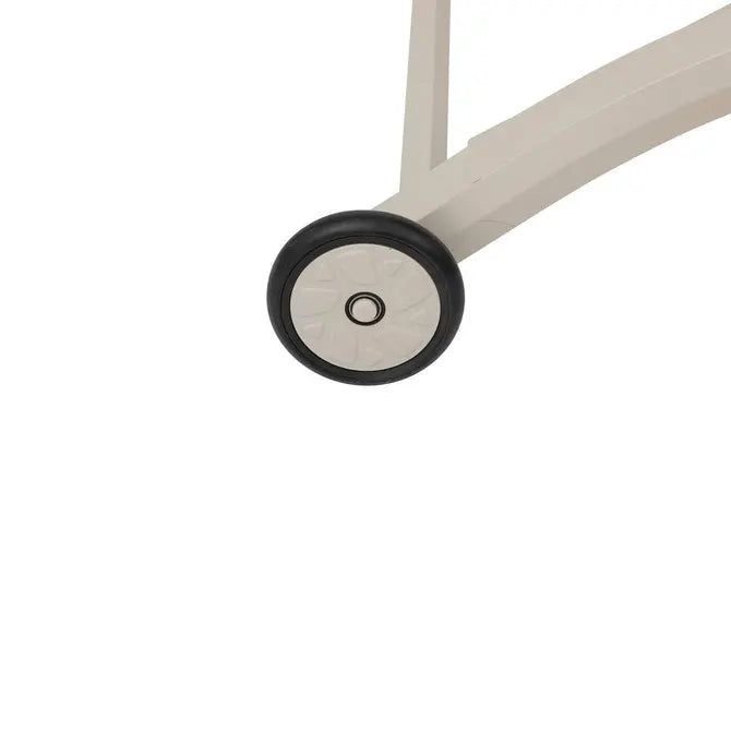 Шезлонг с колелца Hesperide Jimani, Алуминий, 77 cm, Звезден анасон/Глина