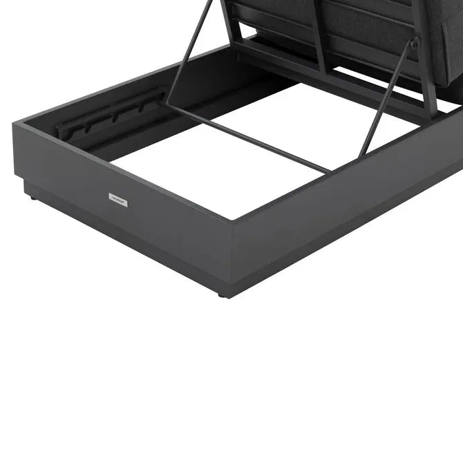 Легло за басейн Hesperide Allure, Алуминий, Графит