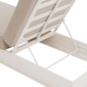 Легло за басейн Hesperide Allure, Алуминий, Бежов