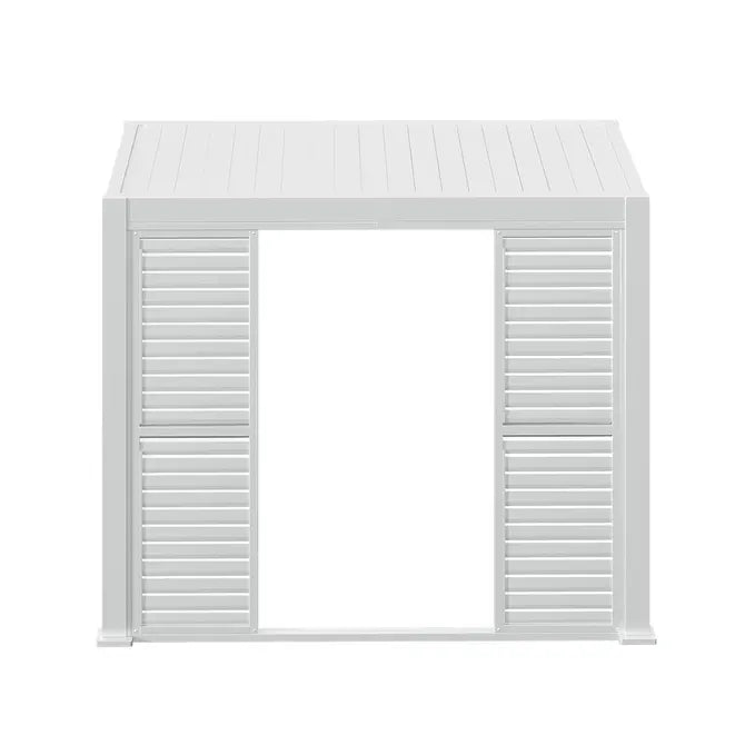 Плъзгащи се капаци за пергола Hesperide Evora, Странични, Бели, 3 m