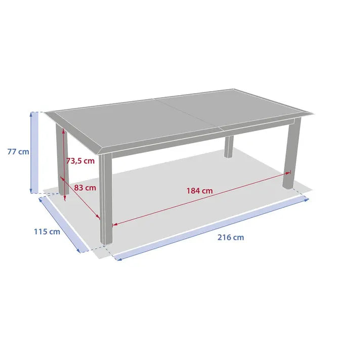 Градинска маса Hesperide Allure