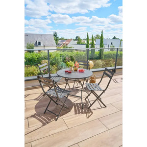 Градинска кръгла маса Hesperide Greensboro, Графит