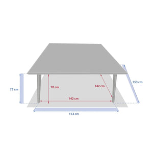 Градинска маса Hesperide Lambada, 8 места