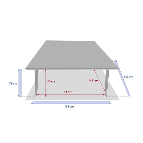 Градинска маса Hesperide Lambada, 8 места