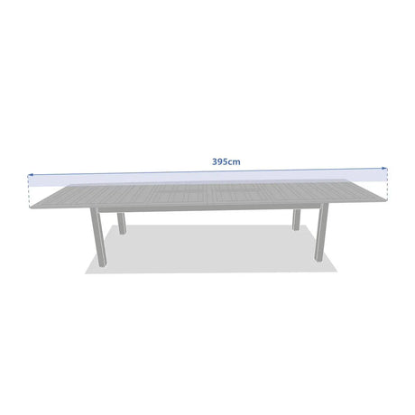 Градинска маса Hesperide Miceira, Разтегателна