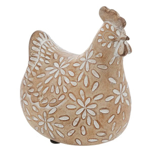 Декоративна фигура atmosphera Linda, Смола, Бежов, 20 cm