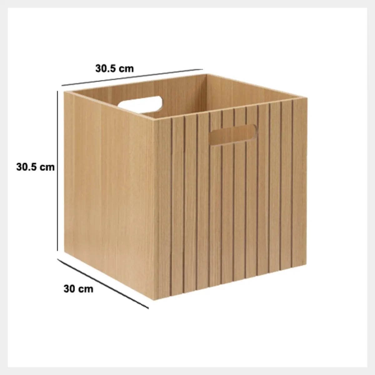 Кош за съхранение 5five Mix & Modul Tasso, Дърво, 31x31 cm