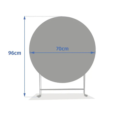 Градинска кръгла маса Hesperide Greensboro, Бял