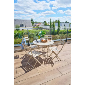 Градинска кръгла маса Hesperide Greensboro, Бял