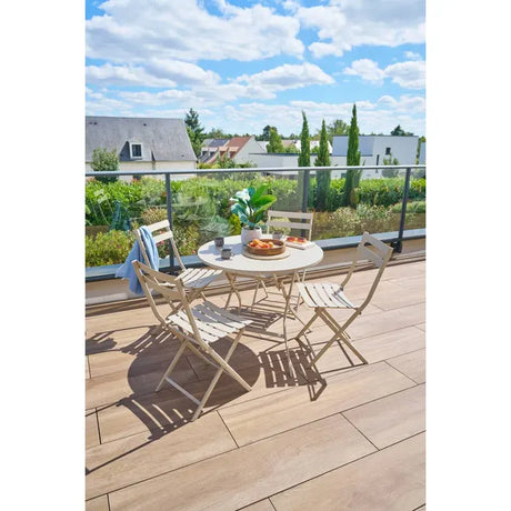 Градинска кръгла маса Hesperide Greensboro, Бял