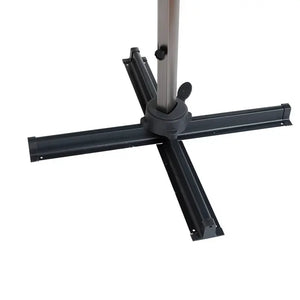 Градински чадър със странична стойка Hesperide Equador, Анодизиран сиво/Петрол, 4x3 m