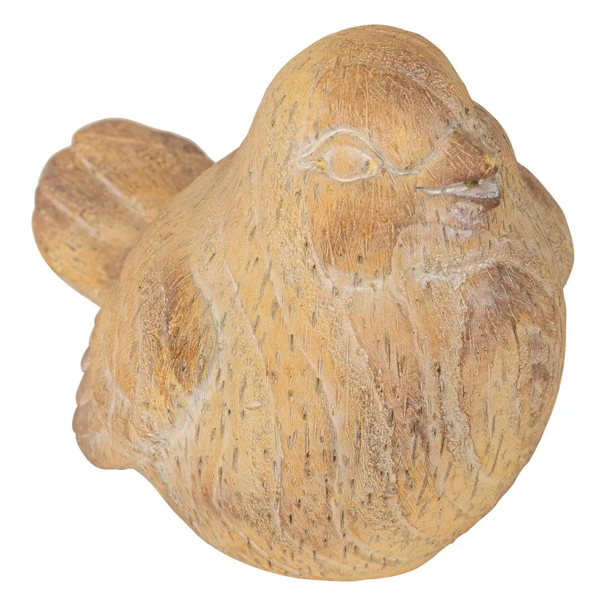 Декоративна фигура atmosphera Birdy, Смола, Бежов, 14 cm
