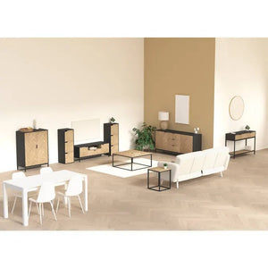 Рафт 5five Mix'n Door Chevrons, 9 отделения, Черен