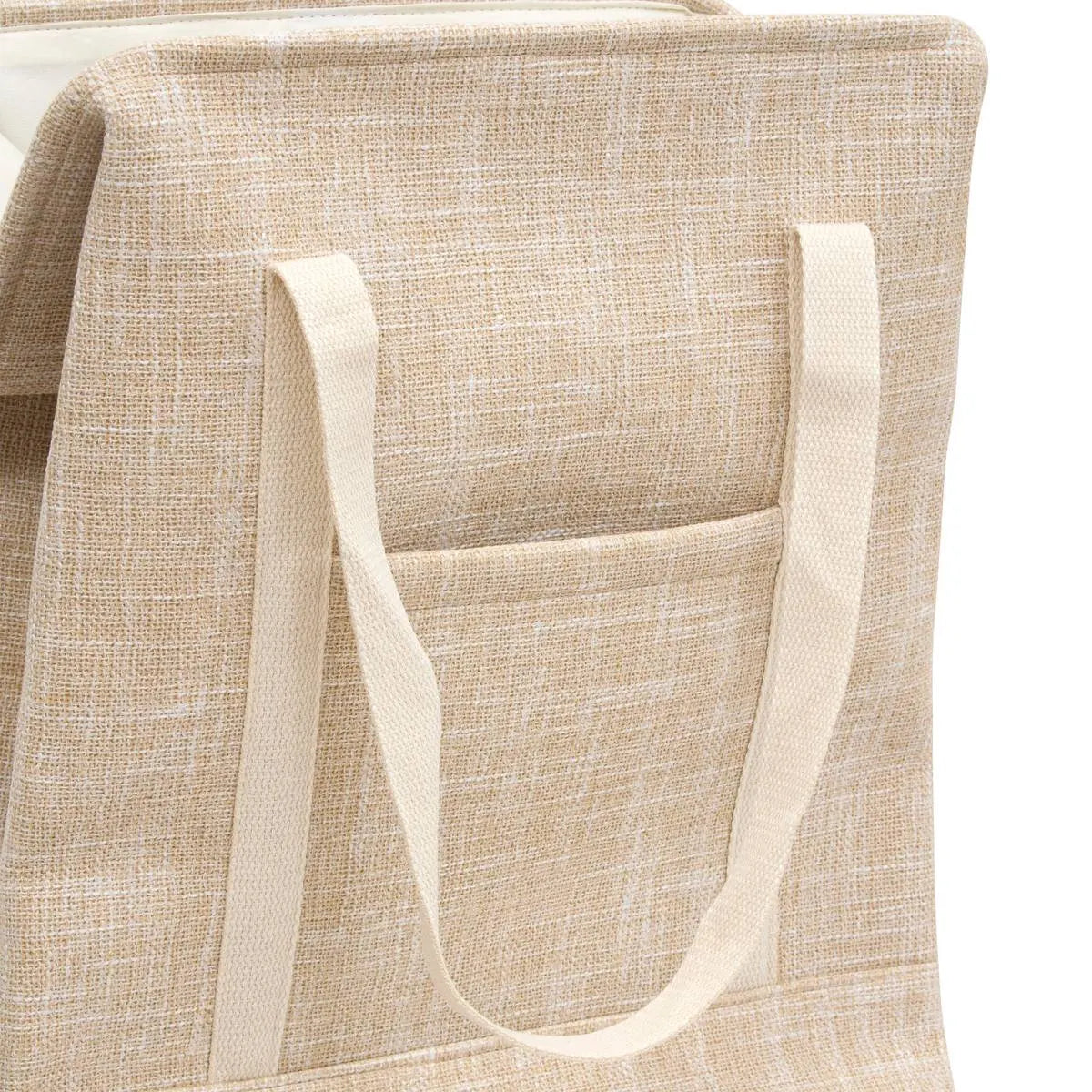 Кош за пране 5five, Плат, 70 l, Бежов