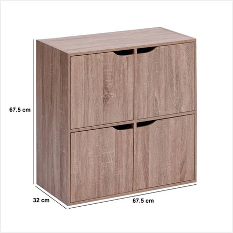 Рафт 5five Mix'n Door, 4 отделения, 67.5 x 32 x 67.5 cm