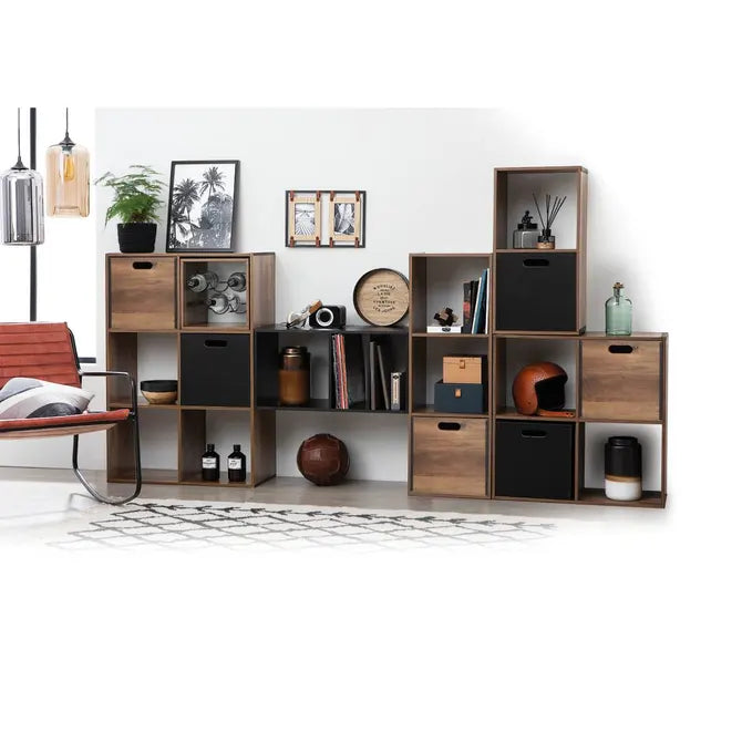 Рафт 5five Mix'n Modul Industrial, 6 отделения, Дърво