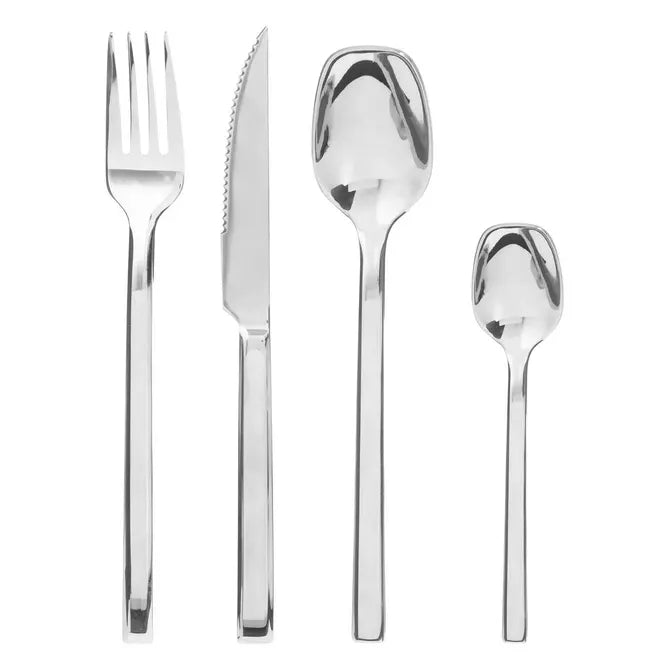 Комплект прибори Secret de Gourmet Kara, Инокс, 24 части