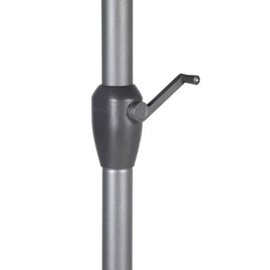 Прав накланящ се чадър Hesperide Loompa, Цвят Шисти, 3 m