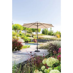 Прав накланящ се чадър Hesperide Loompa, Кафе, 3 m