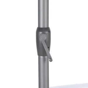 Прав накланящ се чадър Hesperide Loompa, Цвят Шисти, 2x3 m