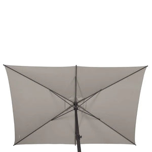 Прав накланящ се чадър Hesperide Loompa, Таупе, 2x3 m