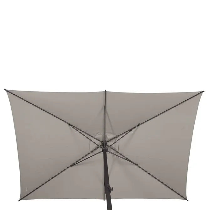 Прав накланящ се чадър Hesperide Loompa, Махагон, 2x3 m