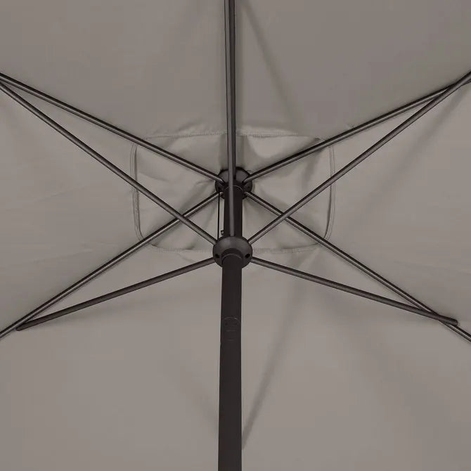 Прав накланящ се чадър Hesperide Loompa, Таупе, 2x3 m