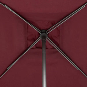 Прав накланящ се чадър Hesperide Soya, Бордо, 2.5x2.5 m
