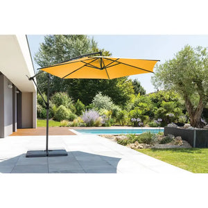 Градински чадър със странична стойка Hesperide Manoa, Горчица, 3 m