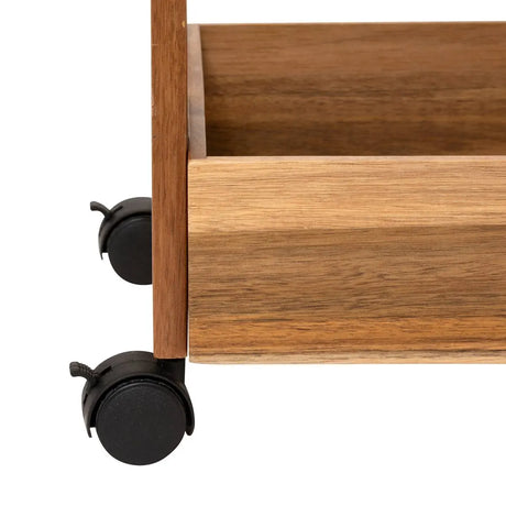 Кухненска количка 5five, Акация, 3 нива, 40x31x85 cm