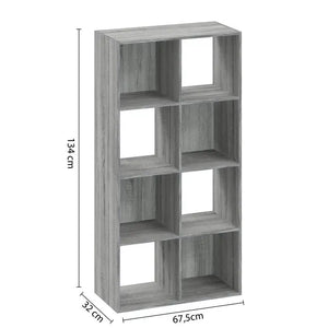 Рафт 5five Mix'n Modul, 8 отделения, MDF, 68x32x134 cm