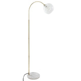 Лампион atmosphera Laye, Метал и Мрамор, Златен, 150 cm