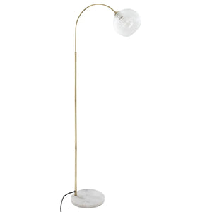 Лампион atmosphera Laye, Метал и Мрамор, Златен, 150 cm