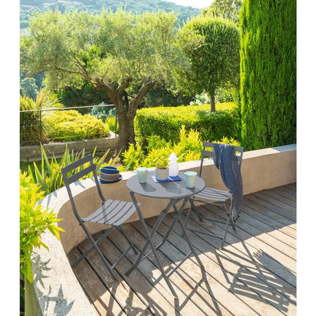 Градинска кръгла маса Hesperide Greensboro, Светлосив