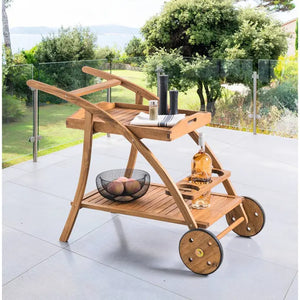 Помощна количка Hesperide Tiwi, Акация, 78x56x105 cm