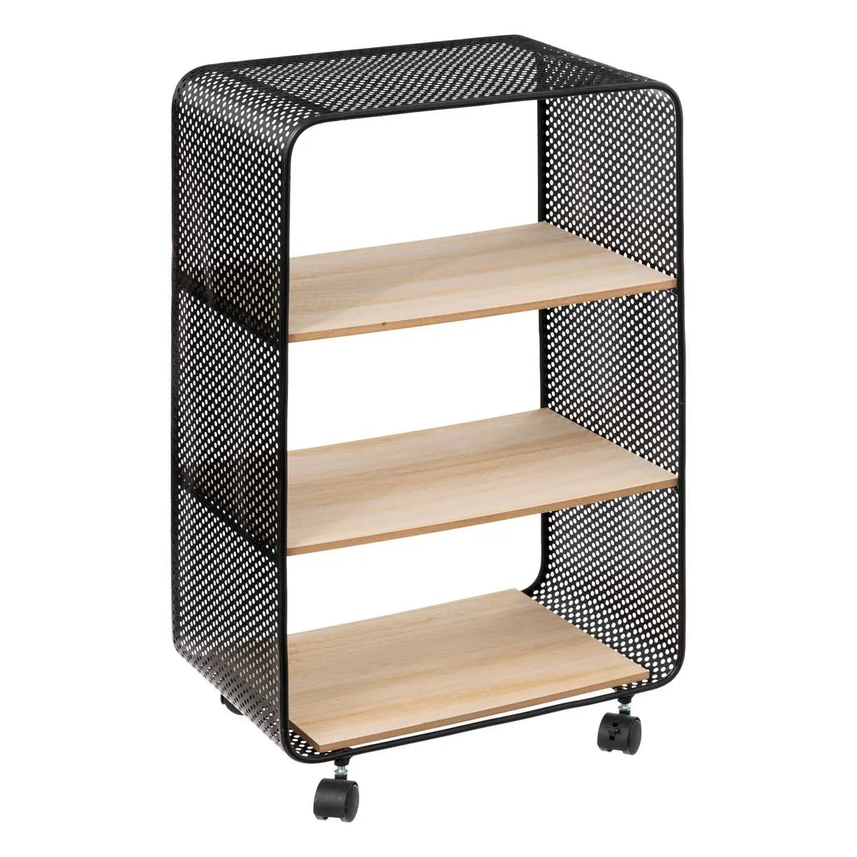 Етажерка 5five, Метал и дърво, 3 отделения